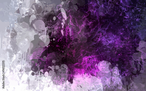 Violet scribble brush strokes background. Vector version
