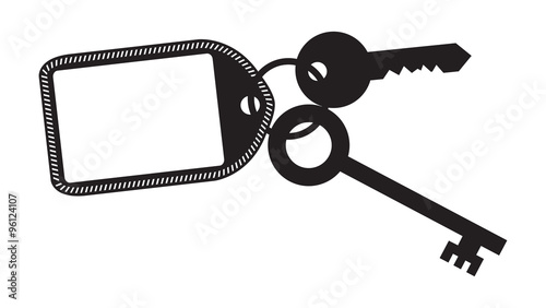 Key and Fob Silhouette