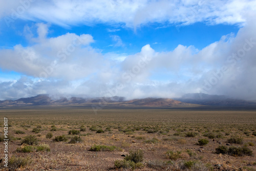 NV- north of Goldfield. This image was captured along Route 95 in scenic Nevada with gorgeous cloud formations.
