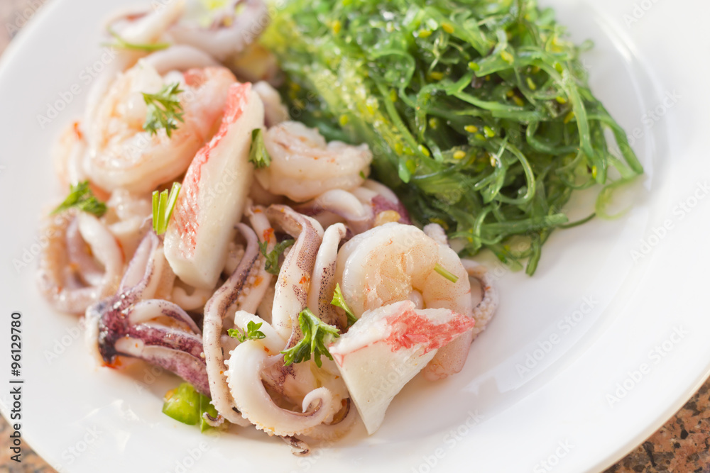 Seafood Seaweed Salad Seafood Seaweed Salad