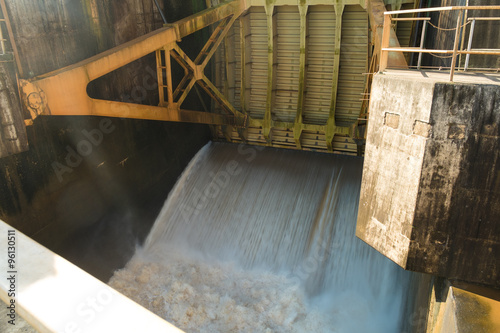 Gate on hydroelectric power plant