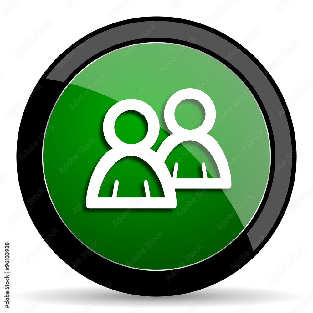 forum green web glossy icon with shadow on white background forum green web glossy icon with shadow on white background