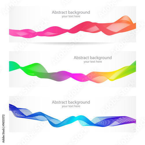 Vector illustrator, Abstract line sets colorful, webpage, design