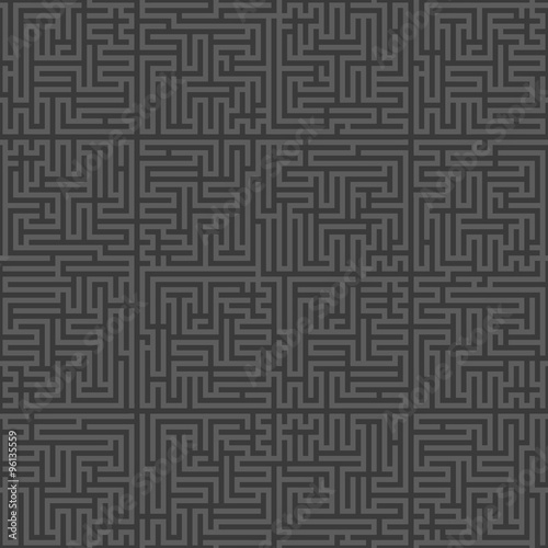 Abstract background - black maze