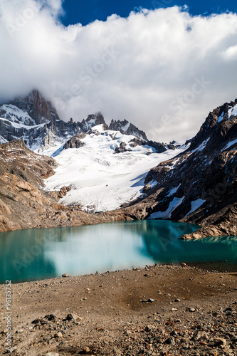 Fitz Roy mountain and Laguna de los Tres lake, National Park Los Glaciares, Patagonia, Argentina
