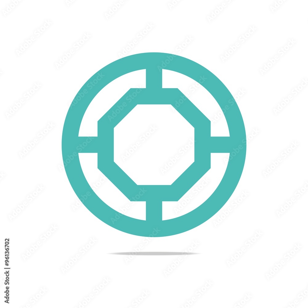 Logo Abstract Letter circle o Design Symbol Graphic Icon Vector Logo Abstract Letter circle o Design Symbol Graphic Icon Vector