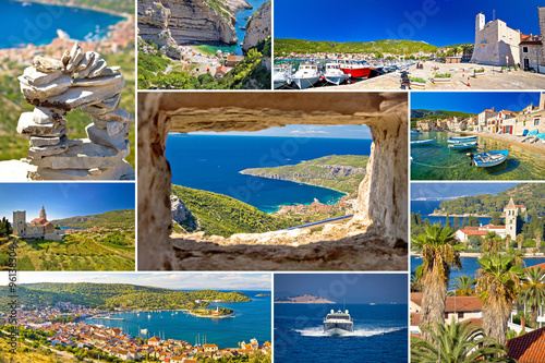 Island of Vis tourist collage