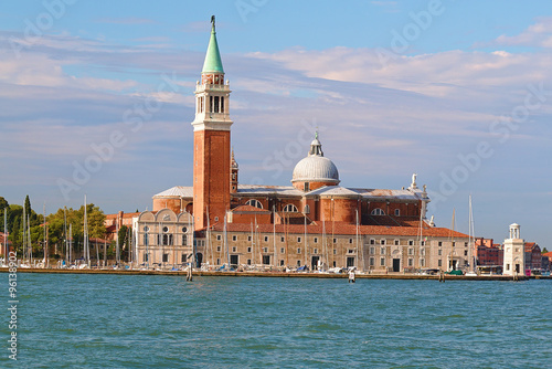 Church of San Giorgio Maggiore in morning. Venice, Italy