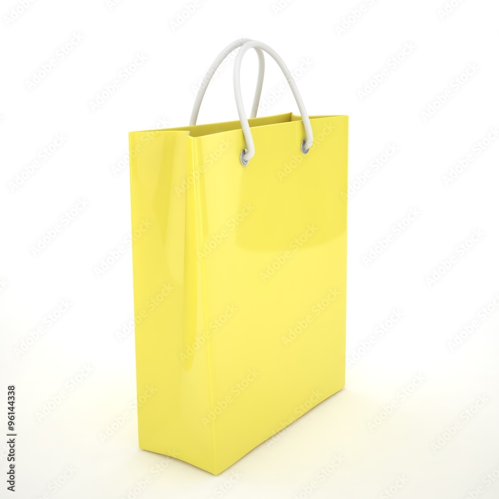 Paper Shopping Bag isolated on white background Paper Shopping Bag isolated on white background
