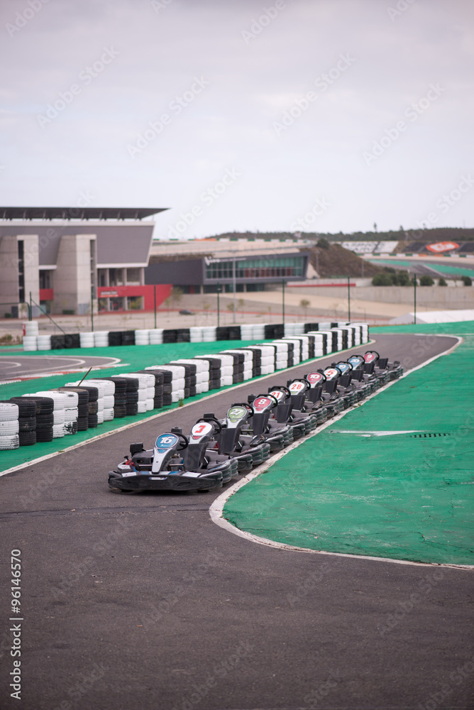  Portimao, Portugal-Machine kart before the start