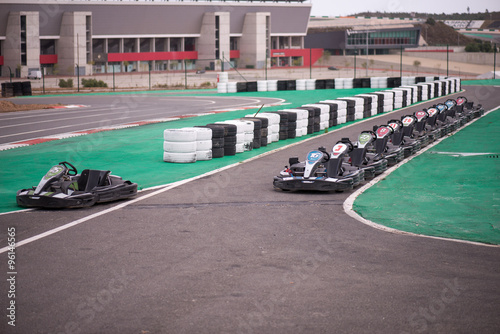 Wallpaper Mural  Portimao, Portugal-Machine kart before the start Torontodigital.ca