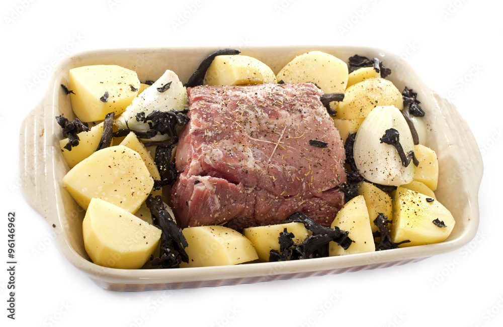 piece of pork for roasting