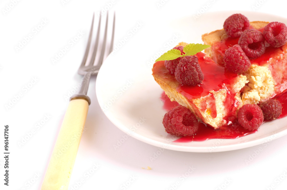 cake with raspberries and cream cheese decorated with fresh rasp cake with raspberries and cream cheese decorated with fresh rasp