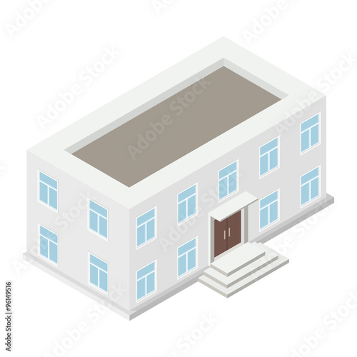 Architecture isometric house