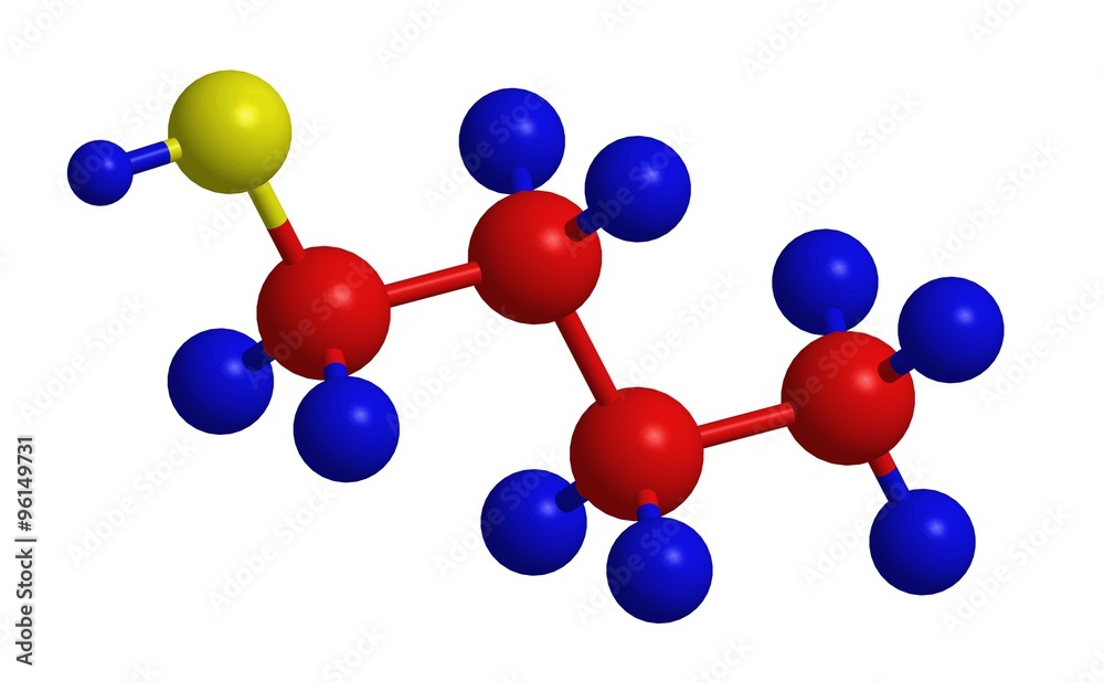 Butanol (nbutanol) molecular structure Illustration Stock Adobe Stock