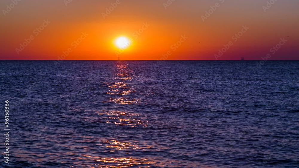 Fantastic Sunset Above Black Sea At Tarkhankut Fantastic Sunset Above Black Sea At Tarkhankut
