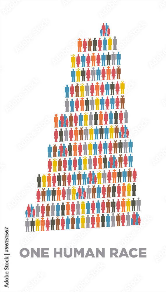 Fotografie Isotype babel tower