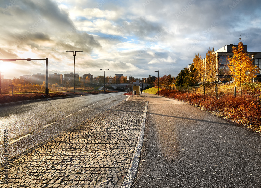 Autumn view from Vantaa Finland