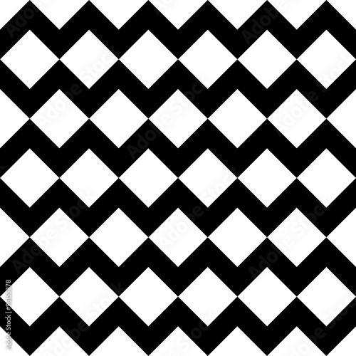 Vector modern seamless geometry pattern chevron, black and white abstract geometric background, trendy print, monochrome retro texture, hipster fashion design