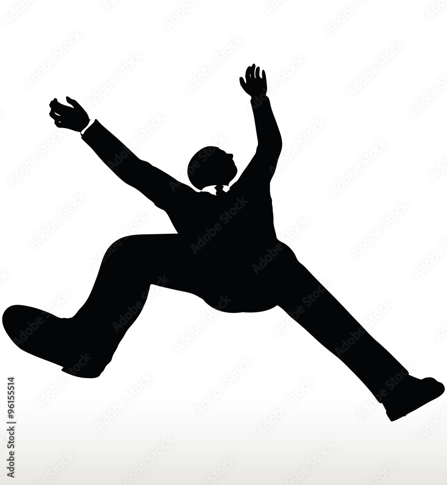 silhouette of businessman silhouette of businessman