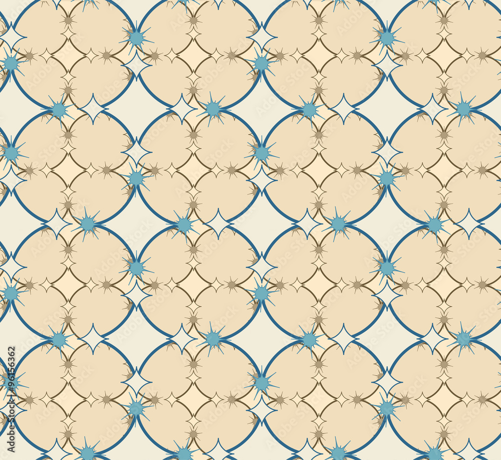 Naklejka premium Seamless repeating pattern on a light background
