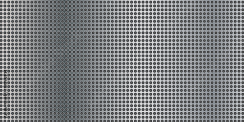 Metal panel with small holes