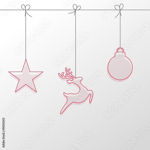 Xmas Elemente - Vektor Grafik