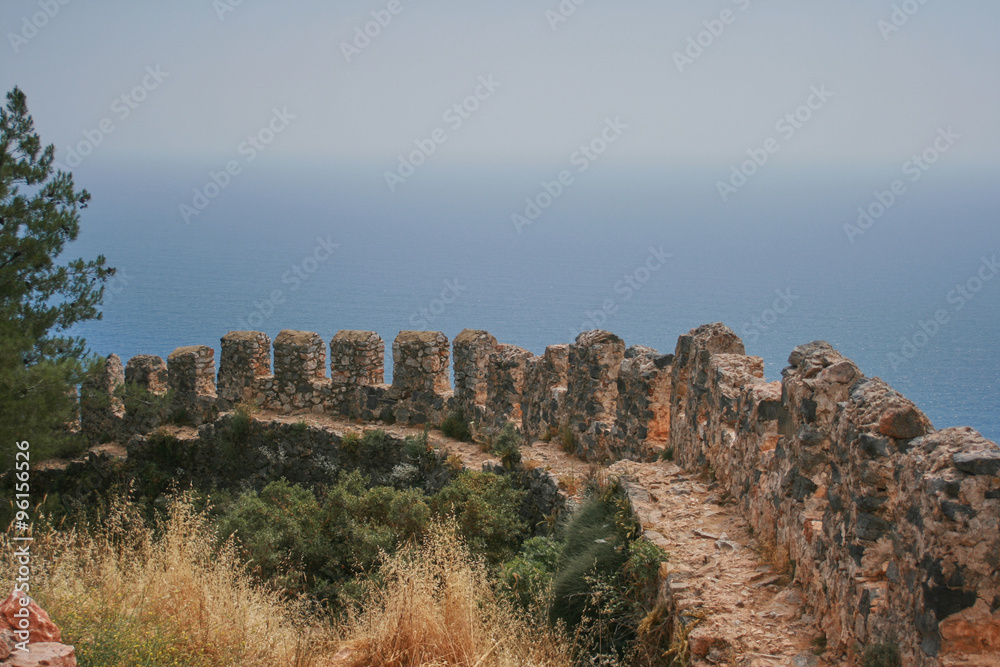 The old fortress wall