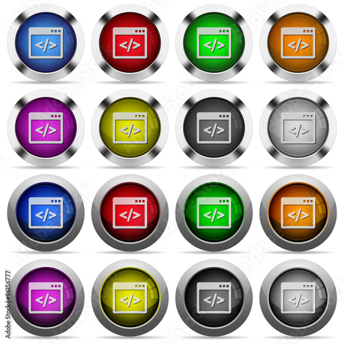 Programming code button set