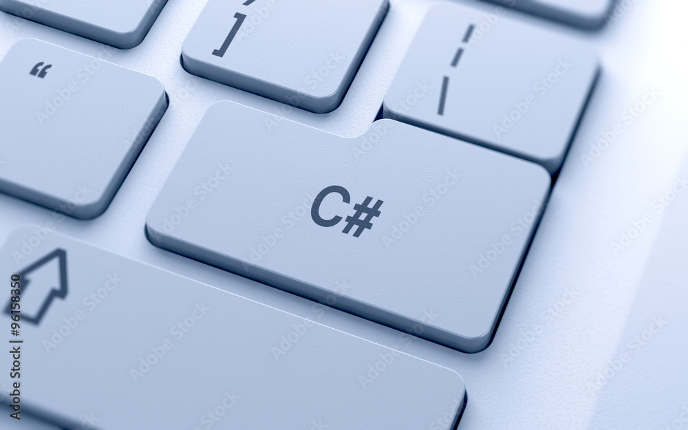 C sharp word button on computer keyboard C sharp word button on computer keyboard
