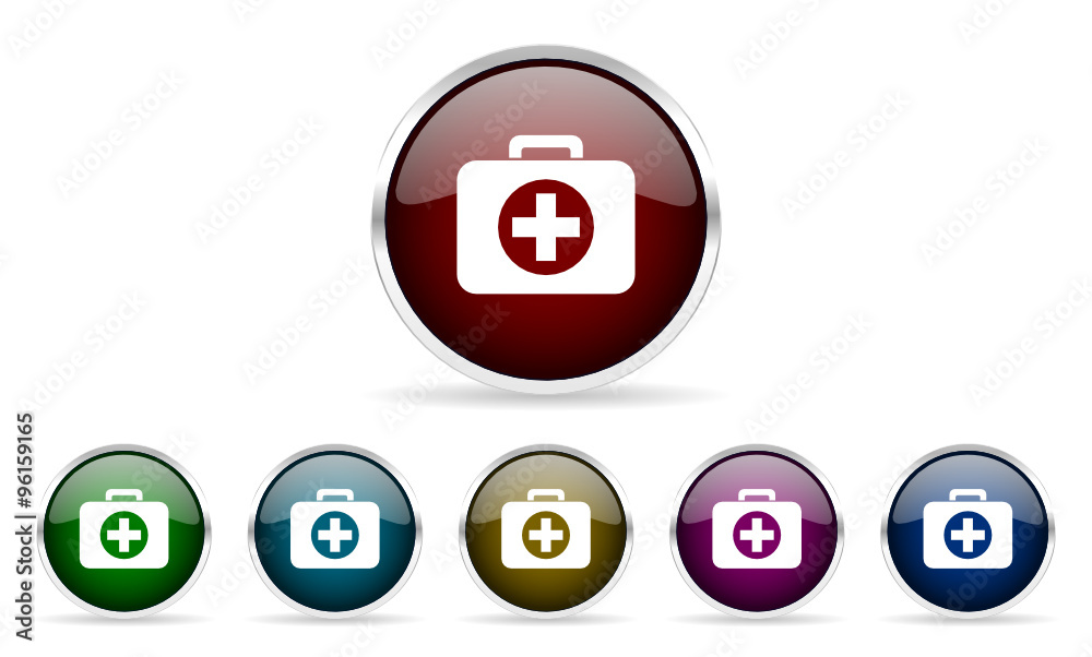 first aid vector icon set first aid vector icon set