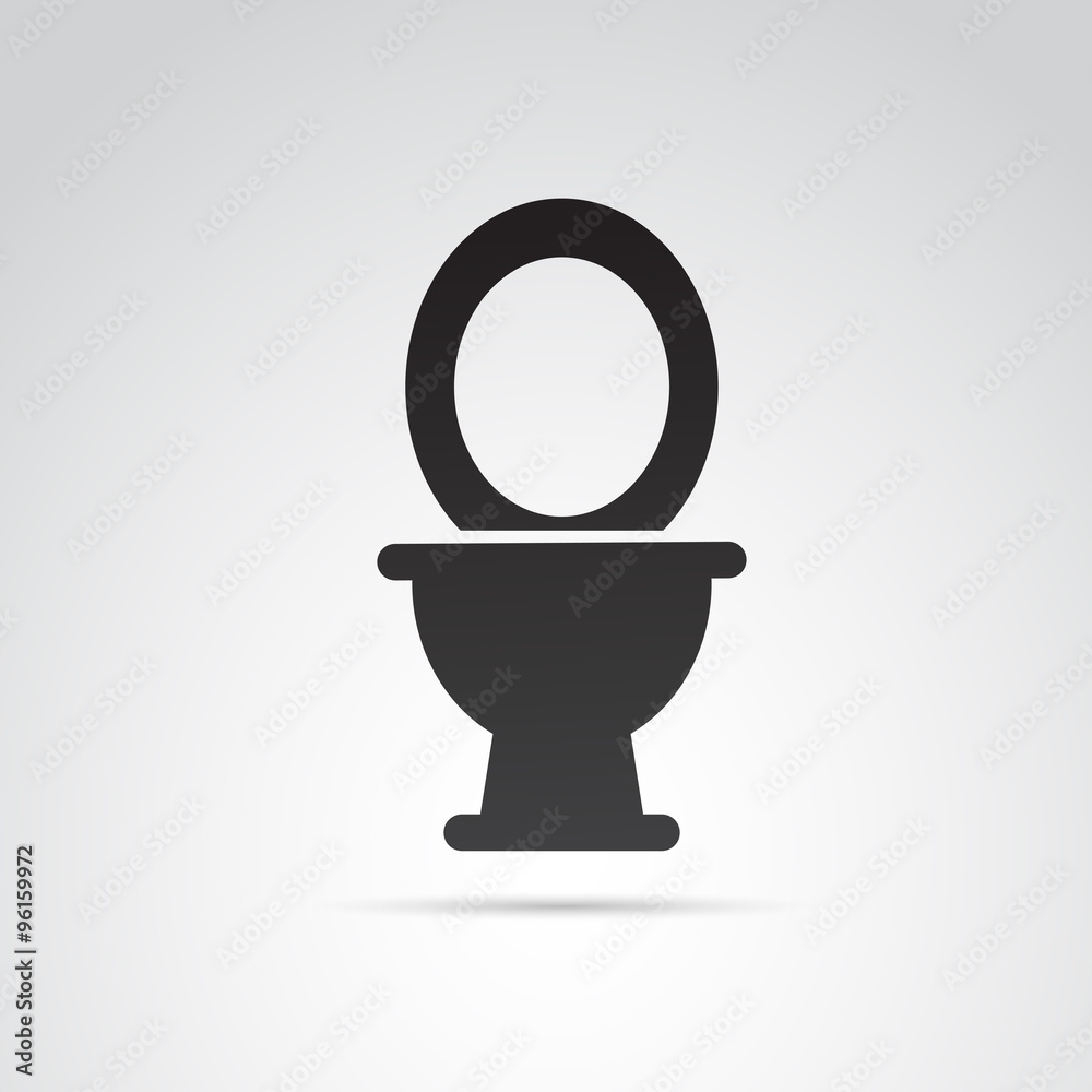 Toilet VECTOR icon. Toilet VECTOR icon.