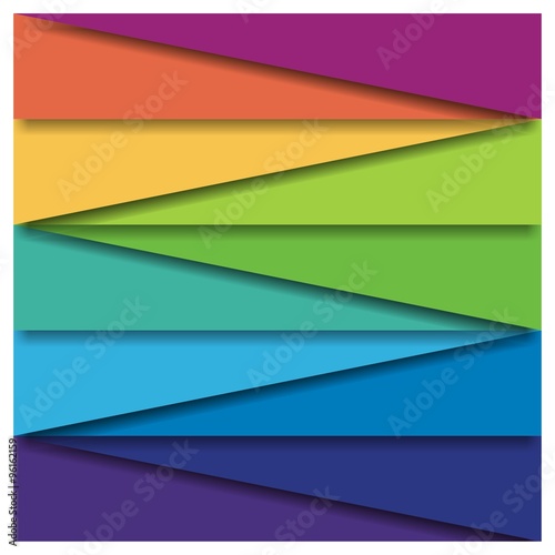 Rainbow Lines Vector Illustration Background Abstract