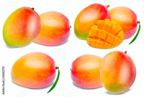 Mango isolated on white