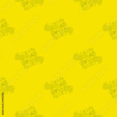 Seamless background with Celtic art and ethnic ornaments for your design