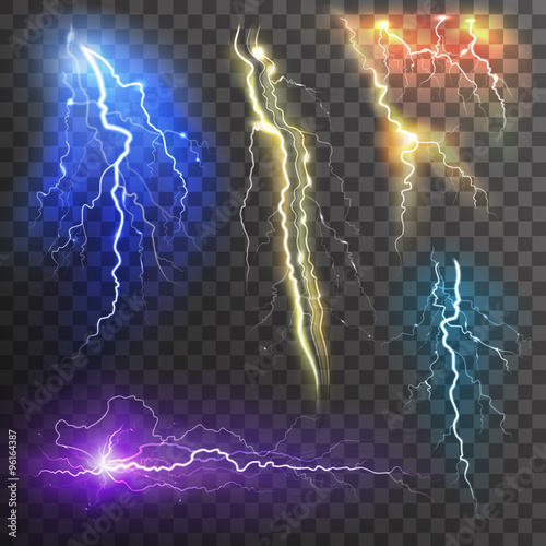 Lightning Transparent Set