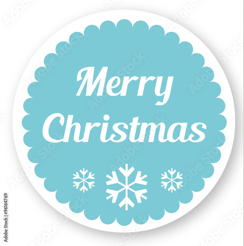 Merry Christmas Sticker, Aufkleber, Button
