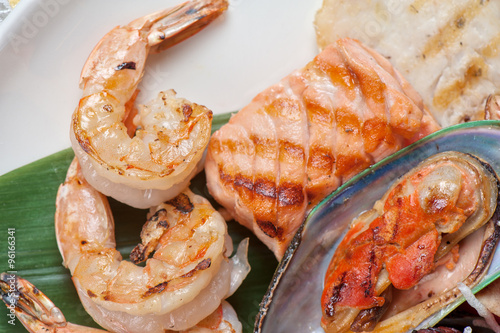 seafood mix dish