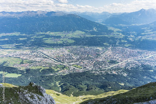 Nordkette mountain in Tyrol  Innsbruck  Austria.