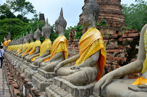 Buddha Statue of Wat Yai chai mongkhon