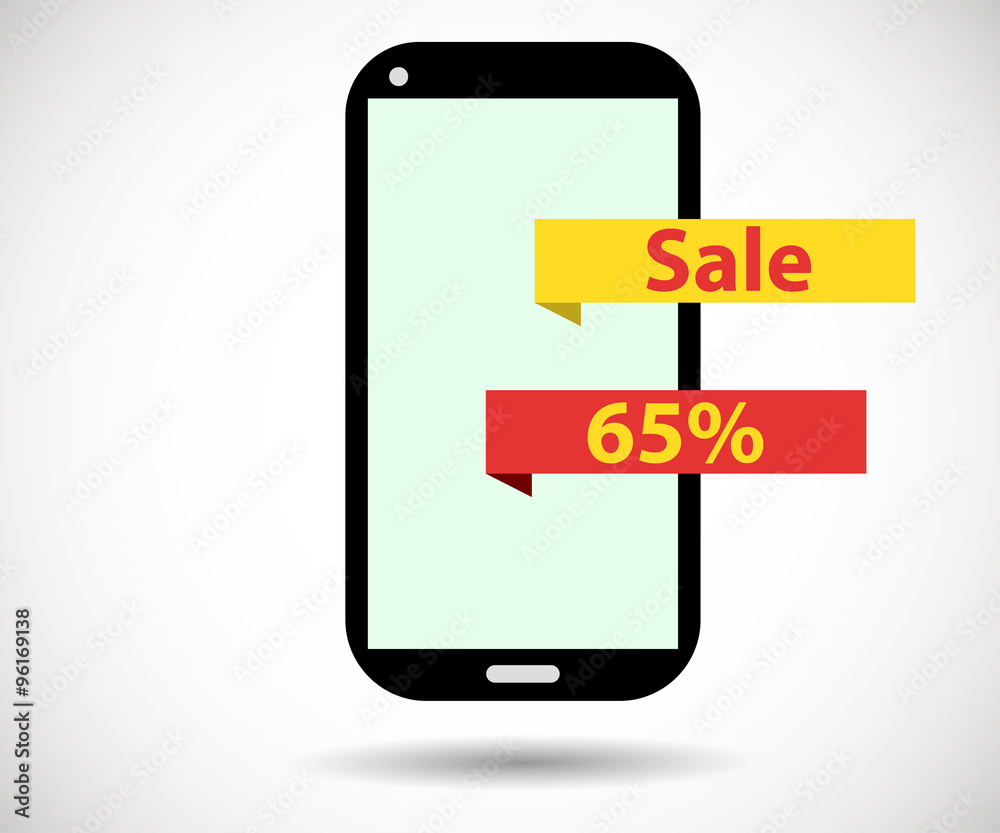 Sale of 65 percent. Online shopping. Cyber Monday. Sale of 65 percent. Online shopping. Cyber Monday.