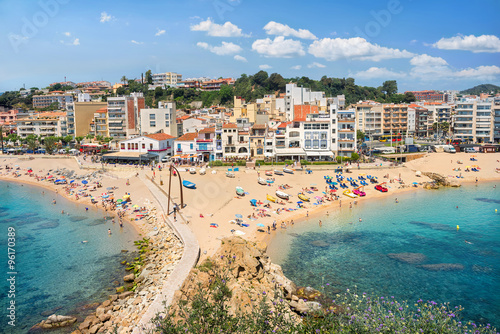  Blanes beach. Costa Brava, Catalonia, Spain © Valery Bareta