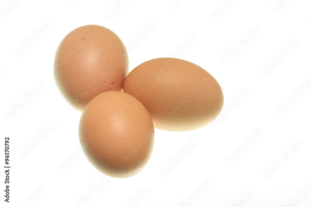 hen eggs isolated on white background hen eggs isolated on white background