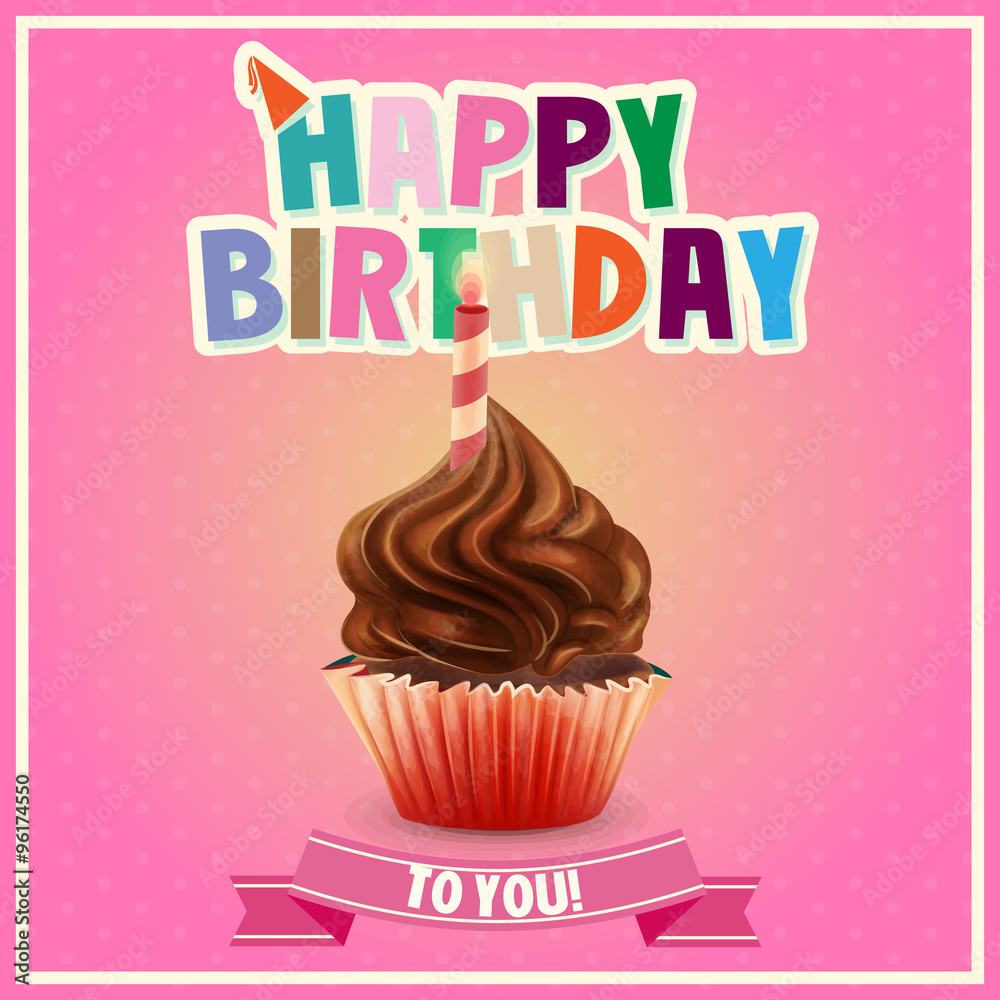 HAPPY BIRTHDAY CUPCAKECHOCOLATE HAPPY BIRTHDAY CUPCAKECHOCOLATE