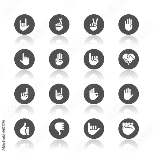 Hand icons