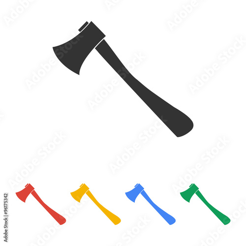 The ax icon. Axe symbol.