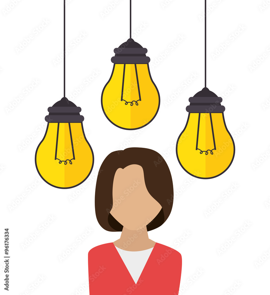 Big ideas graphic design with icons Big ideas graphic design with icons