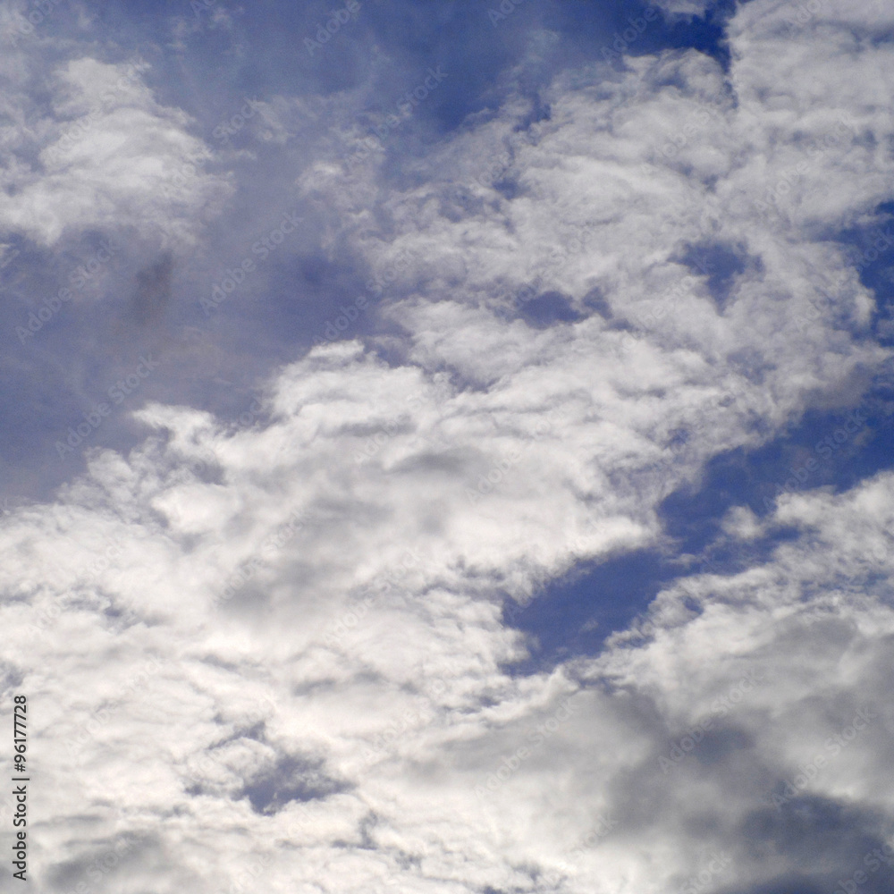 Obraz premium blue sky and beautiful clouds