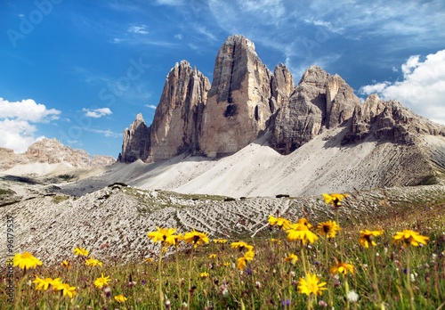 Drei Zinnen or Tre Cime di Lavaredo, Italian Alps