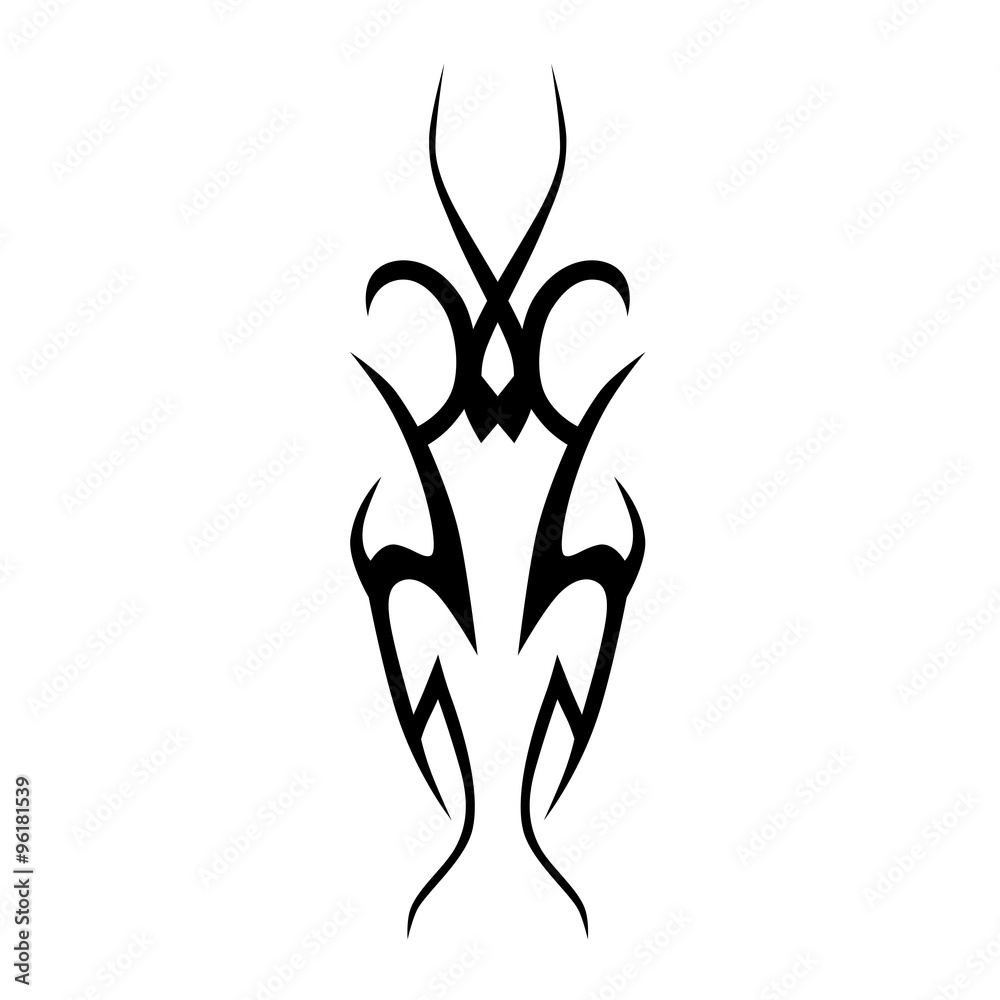 Tattoo tribal vector design.	